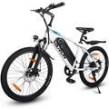 VARUN Electric Bike for Adults, 350W 20MPH Commuter Ebike with 36V Removable Battery, 24'' Electric Mountain Bike with Front Fork Suspension and Dual Disc Brakes