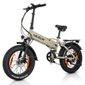 VARUN Folding Electric Bike - Ebikes for Adults Peak 500W Up to 40 Miles,13AH Removable Battery, Shock Absorber, and Pedal-Assist Level, Portable 20