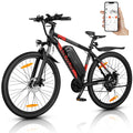 VARUN Electric Bike for Adults, Carry APP and 500W 20MPH Commuter Ebike with 48V Removable Battery, 24'' Electric Mountain Bike with Front Fork Suspension and Dual Disc Brakes