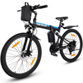 VARUN Folding Electric Bike for Adults - Peak 500W Fat Tire Electric Bike with 48V 7.8Ah Anti-Theft Battery - Full Suspension Ebike for All Terrains Up to 25+MPH, 60+ Miles