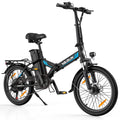 VARUN Electric Bike - Peak 500W Folding Ebike for Adults Up to 40 Milese Electric Bicycle Commuter for Women &  20MPH, 48V Removable Lithium-Battery, Stylish 20