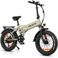 VARUN Folding Electric Bike - Ebikes for Adults Peak 500W Up to 40 Miles,13AH Removable Battery, Shock Absorber, and Pedal-Assist Level, Portable 20