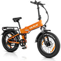 VARUN Folding Electric Bike for Adults - Peak 500W Fat Tire Electric Bike with 48V 13Ah Anti-Theft Battery - Full Suspension Ebike for All Terrains Up to 25+MPH, 60+ Miles