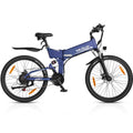 VARUN E Bikes for Men - Peak 500W Folding Electric Bike for Adults with 48V Anti-Theft Battery - Full Suspension Ebike for All Terrains Up to 25+MPH，60+ Miles