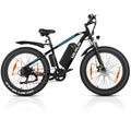 Varun Electric Bike - Peak 250W/500W Folding Ebike for Adults Up to 40 Miles 20MPH, 48V Removable Lithium-Battery, Stylish 26