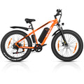 VARUN E Bikes for Men - Peak 750W Ebikes for Adults - Fat Tire Electric Bike Up to 25MPH 60+ Miles with 48V 13AH Removable Battery - 26