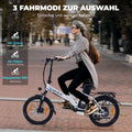 VARUN Electric Bike - Peak 500W Folding Ebike for Adults Up to 40 Milese Electric Bicycle Commuter for Women &  20MPH, 48V Removable Lithium-Battery, Stylish 20