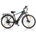 VARUN E Bike, 28 Zoll Elektrofahrrad, Herren und Damen, mit 48V 499.2Wh Akku, 250W 55NM Motor, Elektrofahrrad E-Bike mit 7-Gang-Getriebe, LCD-Display, Pedelec Stadtrad E-Bike für Trekking.