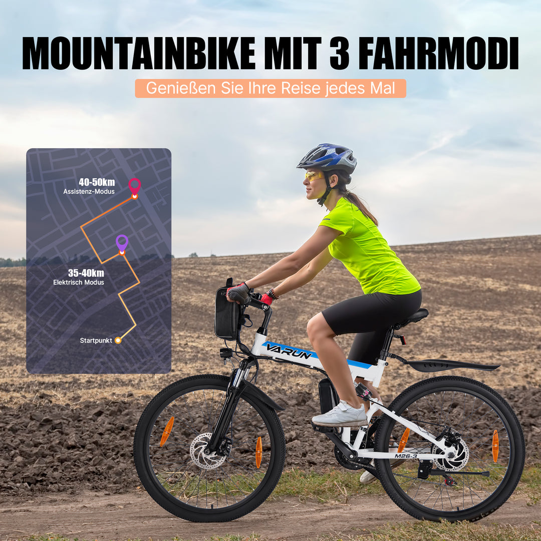 Varun M26 26'' faltbares elektrisches Mountainbike