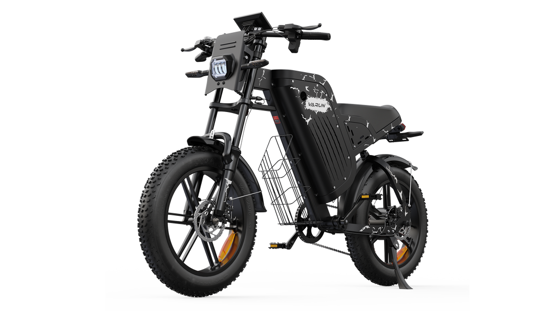 20" Fat-Tire Men's E-Bike with 48V 31.5A Battery, Up to 160 KM Range, 1000W 95Nm Motor, Full Suspension