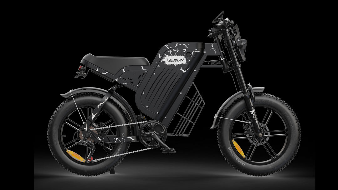 20" Fat-Tire Men's E-Bike with 48V 31.5A Battery, Up to 160 KM Range, 1000W 95Nm Motor, Full Suspension