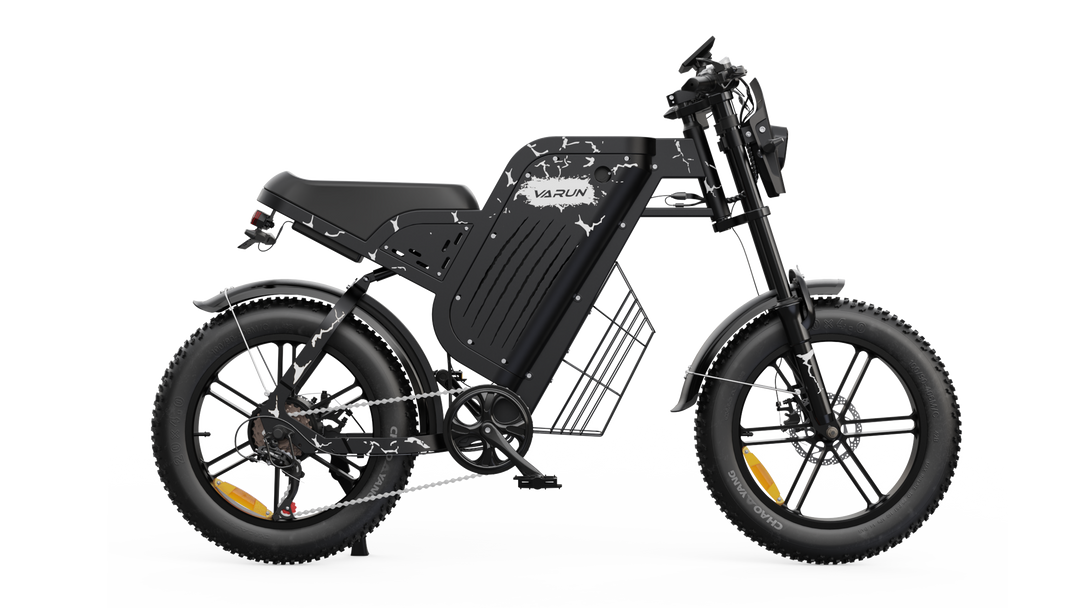 20" Fat-Tire Men's E-Bike with 48V 31.5A Battery, Up to 160 KM Range, 1000W 95Nm Motor, Full Suspension